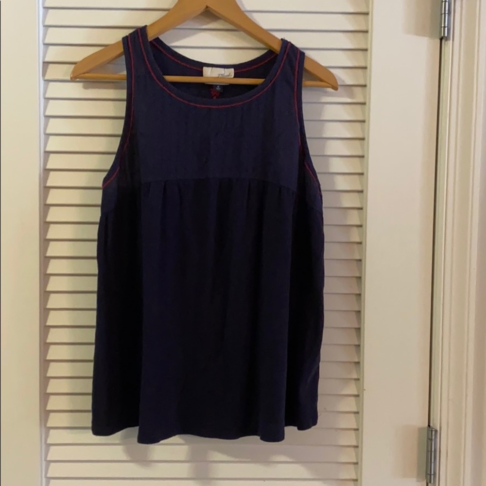 Navy tank top